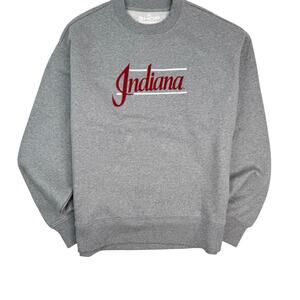 New Indiana 90's Mens Embroidered Crewneck Oversized Sweatshirt Size Large IU